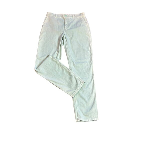 J. Crew Mint Green Vintage Straight Pants Size 27T - Picture 1 of 13